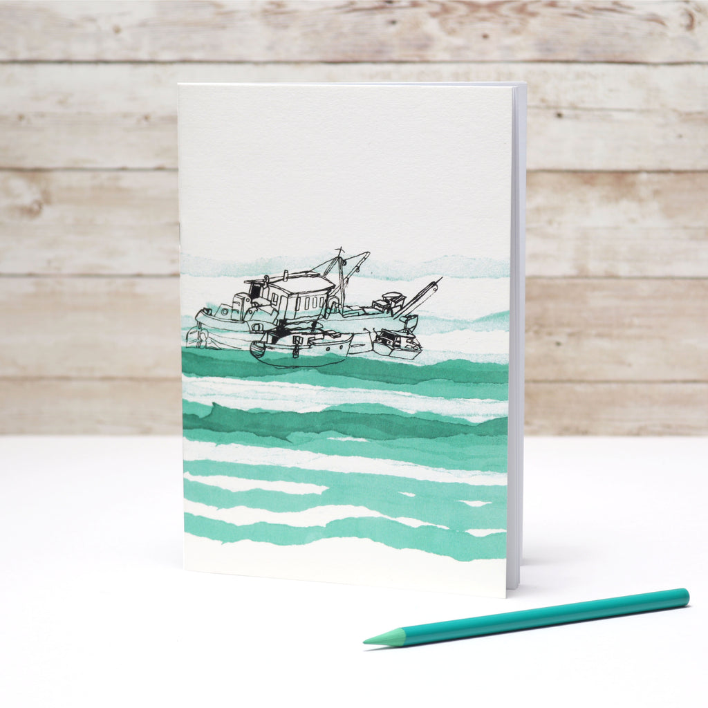 Creekside Boat Drawing Book